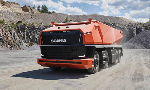 "Soi" xe tải hạng nặng tự lái Scania AXL hoàn toàn mới