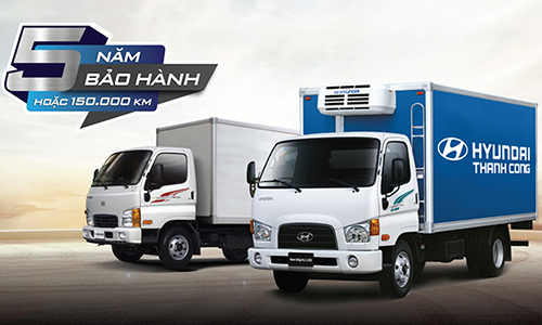 Xe thương mại Hyundai mở rộng hệ thống, tăng bảo hành 5 năm