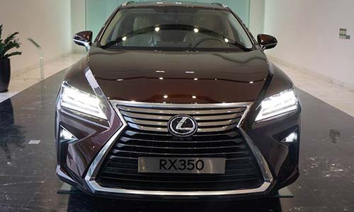 Triệu hồi tới 282 xe sang Lexus RX350 tại Việt Nam 