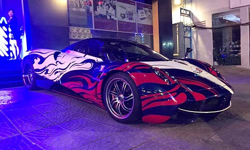 Đại gia Minh Nhựa lại "thay áo" siêu xe Pagani Huayra hơn 80 tỷ