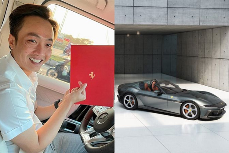 Cường Đô la "đặt gạch" Ferrari 12Cilindri triệu đô mới ra mắt