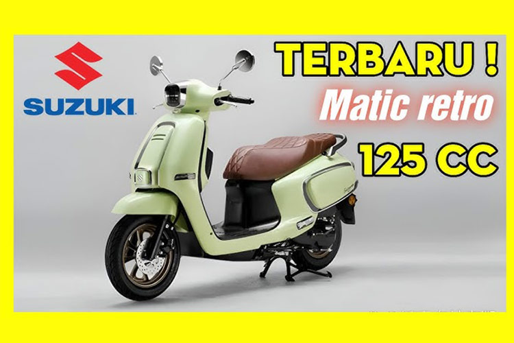 Suzuki US125 giá rẻ đẹp như Vespa, sẵn sàng “đối đầu” Honda Stylo