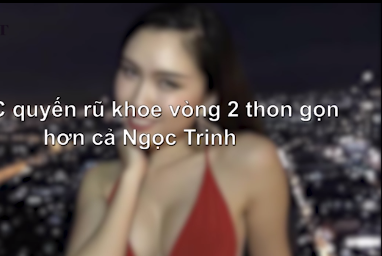 Video: Nữ MC quyến rũ khoe vòng 2 thon gọn hơn cả Ngọc Trinh