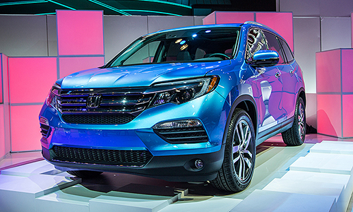 Honda Pilot 2016 lộ diện trong bộ ảnh thực tế