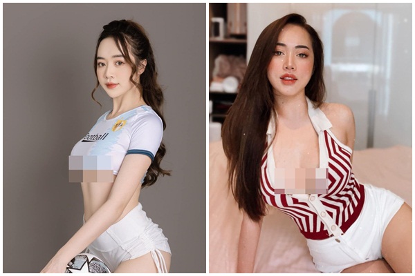 Hot girl nổi nhất "Nóng cùng Euro" khoe ảnh cổ vũ khiến netizen “choáng“