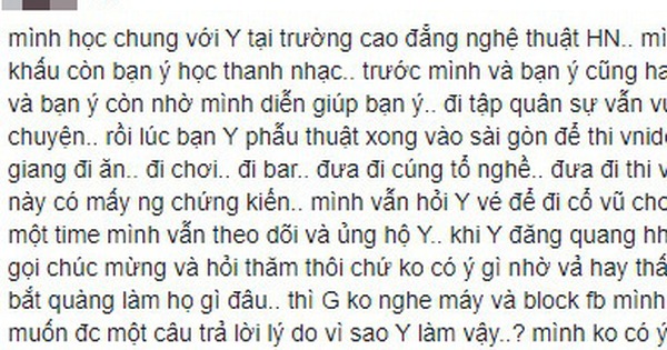 Phỏng vấn nóng bạn học cũ vừa “tố” Hương Giang sống bạc