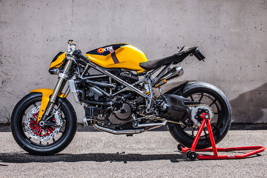 Ducati 848 lột xác với phong cách Street Fighter