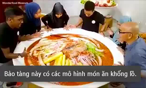 Video: Tô mì khổng lồ bên trong bảo tàng đồ ăn siêu độc đáo