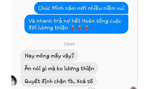 Nhiều người khóc thét vì bị con nợ "cù nhầy" chặn luôn facebook