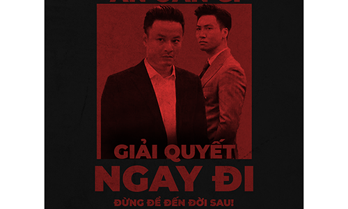 Loạt ảnh "chị Nguyệt", "Người phán xử" theo phong cách "Chạy ngay đi"