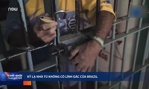 Video: Kỳ lạ nhà tù Brazil không cần lính gác, tù nhân giữ chìa khóa