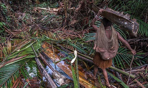 Video: Bộ lạc nguyên thủy ở Indonesia lần đầu "mở lòng" với thế giới