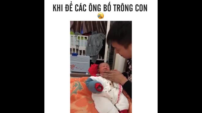 Video: Hết hồn với cách chăm con của những ông bố siêu lầy