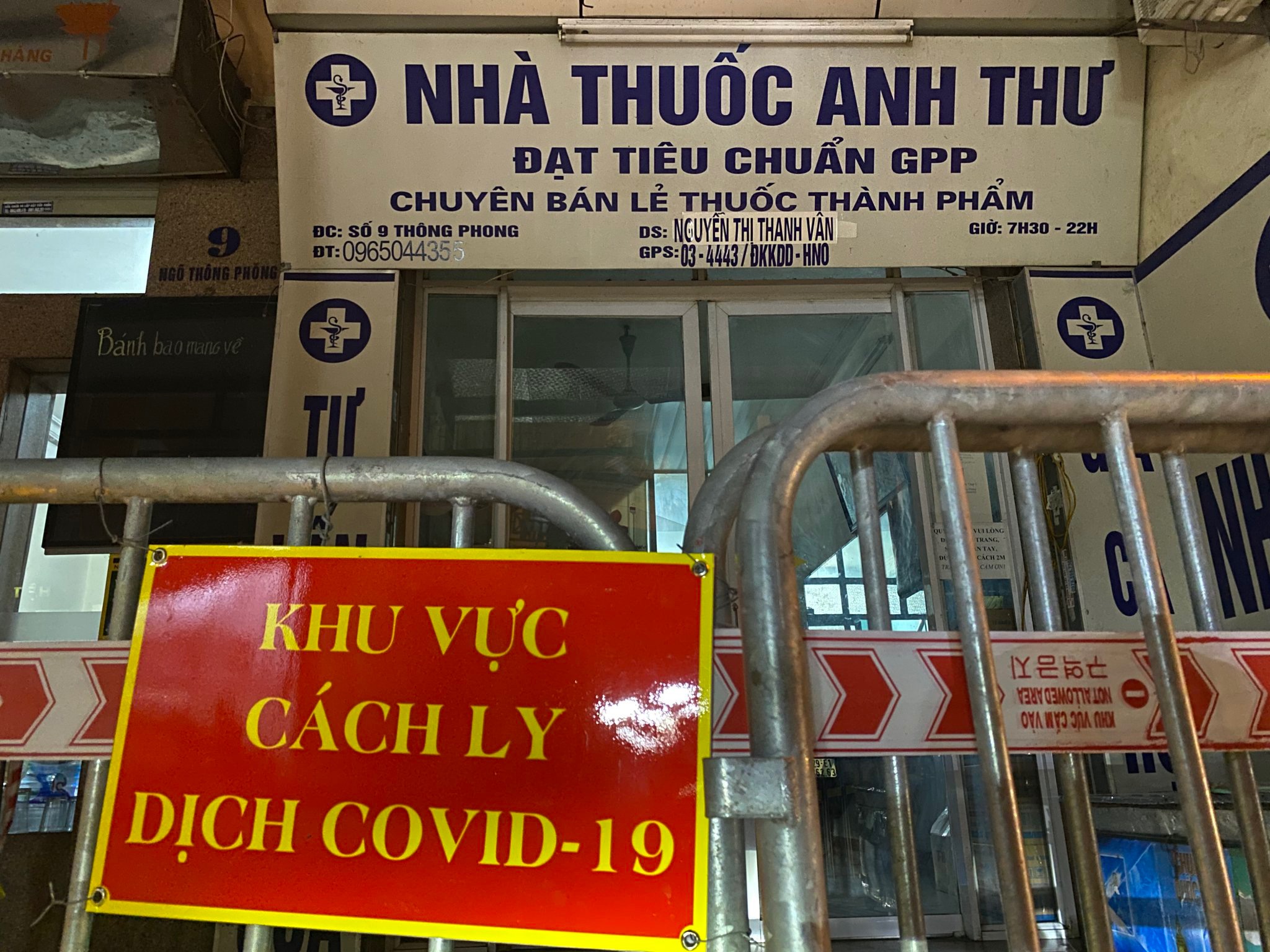 Hà Nội: Một nhà thuốc và 150 người bị cách ly do liên quan tới 2 ca F0