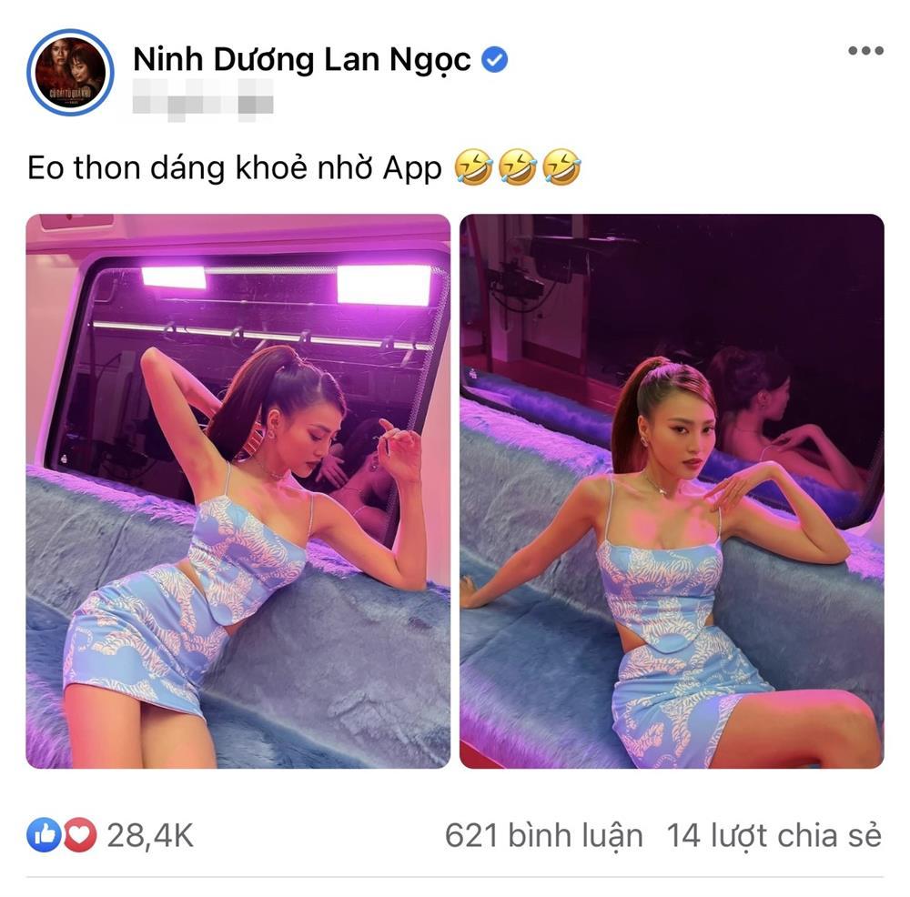 Lan Ngọc khoe cả thiên hạ mình xài photoshop để "sống ảo"