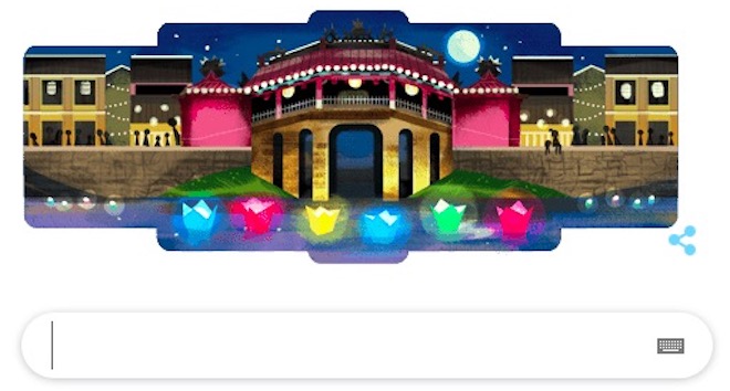 Phố cổ Hội An xuất hiện trên Google Doodles khiến người Việt tự hào