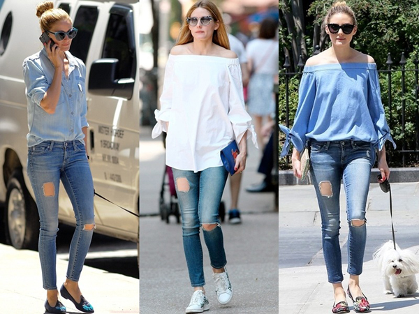 Bí kíp diện mốt quần jeans rách cho phái đẹp hút mọi ánh nhìn