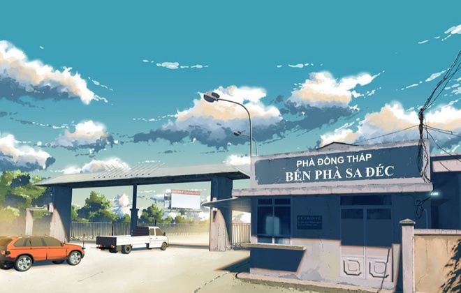 9X vẽ phong cảnh Đồng Tháp "đẹp lạ" theo phong cách anime