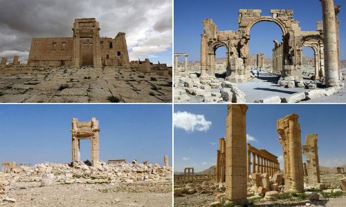 Những kiệt tác cổ đại ở Palmyra còn sót lại sau giải phóng