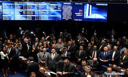 Toàn cảnh phiên luận tội Tổng thống Brazil Dilma Rousseff