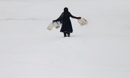 Hình ảnh mùa đông khắc nghiệt ở Afghanistan