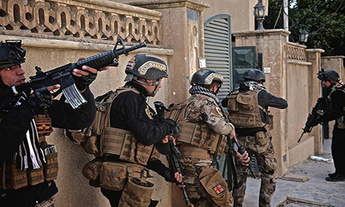 Ảnh: Lực lượng Iraq thọc sâu vào vùng ngoại ô Nam Mosul