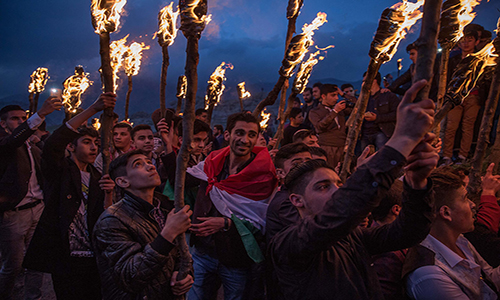 Tưng bừng lễ hội đón xuân của người Kurd ở Iraq