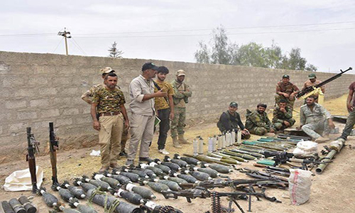 Chùm ảnh tịch thu kho vũ khí “khủng” của IS ở Mosul