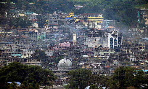 Chùm ảnh cảnh tượng đổ nát trong thành phố Marawi 