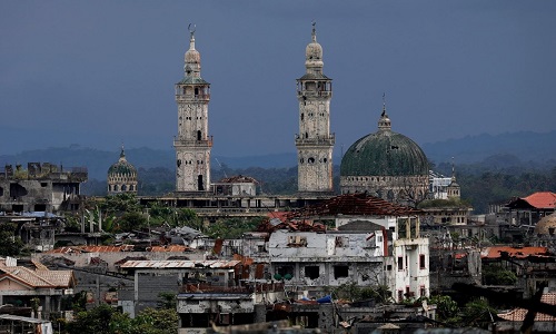 Nhói lòng thành phố Philippines bị IS tàn phá