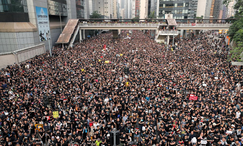 Toàn cảnh cuộc biểu tình "áo đen" lớn nhất thập kỷ ở Hong Kong