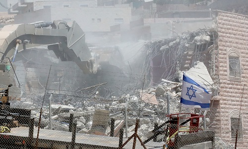 Cận cảnh Israel phá nhà của người Palestine tại Đông Jerusalem