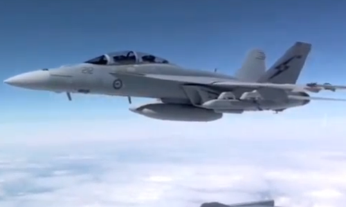 Xem cuộc thử nghiệm phóng tên lửa của tiêm kích Super Hornet