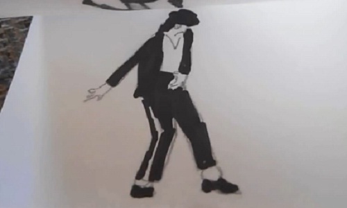 Tái hiện điệu nhảy huyền thoại của Michael Jackson qua flipbook