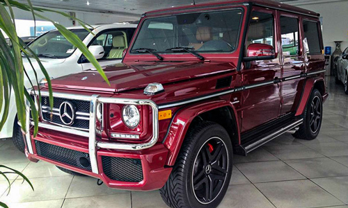 Mercedes G63 AMG màu đỏ mận độc nhất Việt Nam