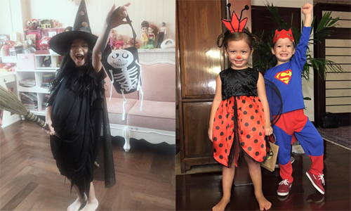 Nhóc tì nhà sao Việt cực đáng yêu đón Halloween