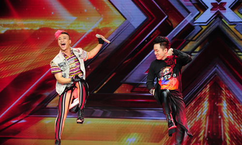 Tùng Dương phấn khích học nhảy cùng thí sinh The X-Factor 2016