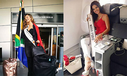 Người đẹp các nước rục rịch lên đường thi Miss Universe 2017