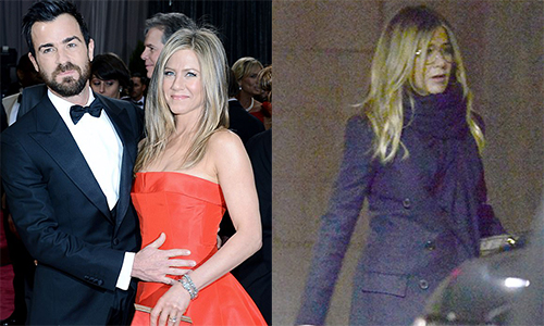 Jennifer Aniston lộ diện sau tuyên bố ly hôn Justin Theroux 