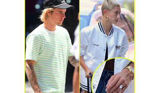 Hailey Baldwin khoe nhẫn đính hôn, sánh đôi cùng Justin Bieber