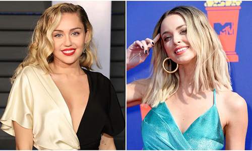 Đường cong gây mê của cô gái Miley Cyrus ôm hôn giữa scandal bỏ chồng