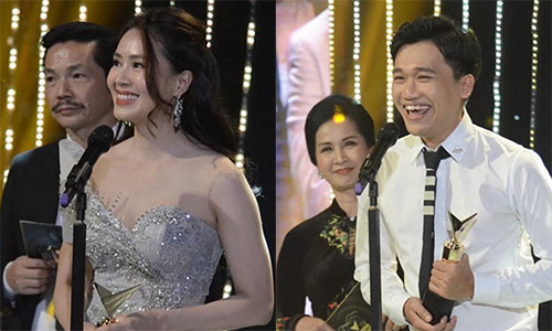 Hồng Diễm, Xuân Nghị đoạt cúp VTV Awards 2020