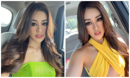 Hoa hậu Khánh Vân mặc gợi cảm ở Miss Universe 2020	