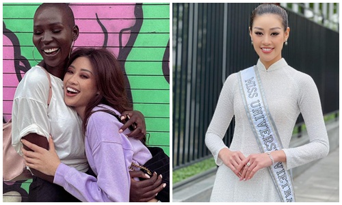 Khánh Vân hội ngộ bạn thân, hé lộ ngày về nước hậu Miss Universe