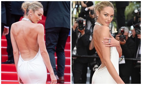 Cannes 2021 ngày 2: “Thiên thần nội y” Candice Swanepoel hở bạo