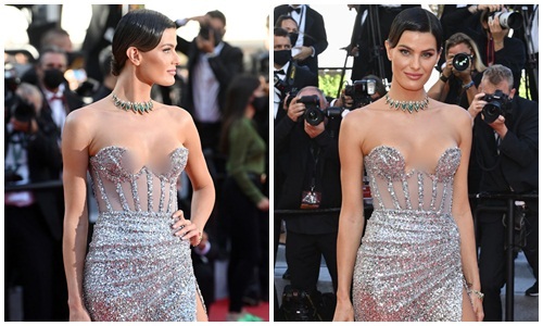 Cannes 2021 ngày 8: Siêu mẫu Brazil Isabeli Fontana gợi cảm đốt mắt