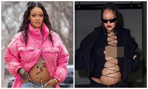 Style lộ bụng bầu... nhìn thấy mê của nữ ca sĩ giàu nhất thế giới Rihanna