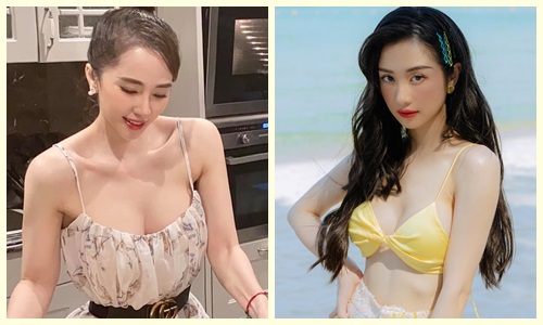 "Cân đo" style thời trang của Jun Vũ - Quỳnh Nga sau khi “bơm ngực”