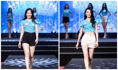 Nam Em đọ catwalk cùng dàn thí sinh Miss World Vietnam 2022