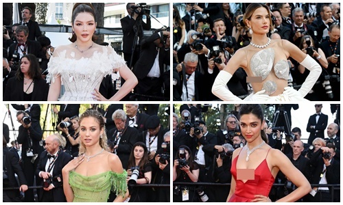 Cannes 2022 ngày 3: Lý Nhã Kỳ mặc lộng lẫy, dàn sao Hollywood hở bạo